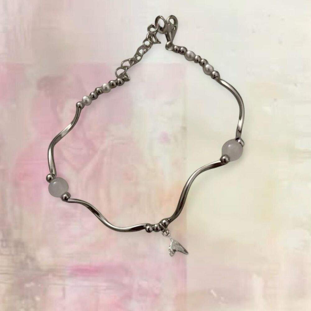 Unbranded Women's Silver and Pink Jewellery